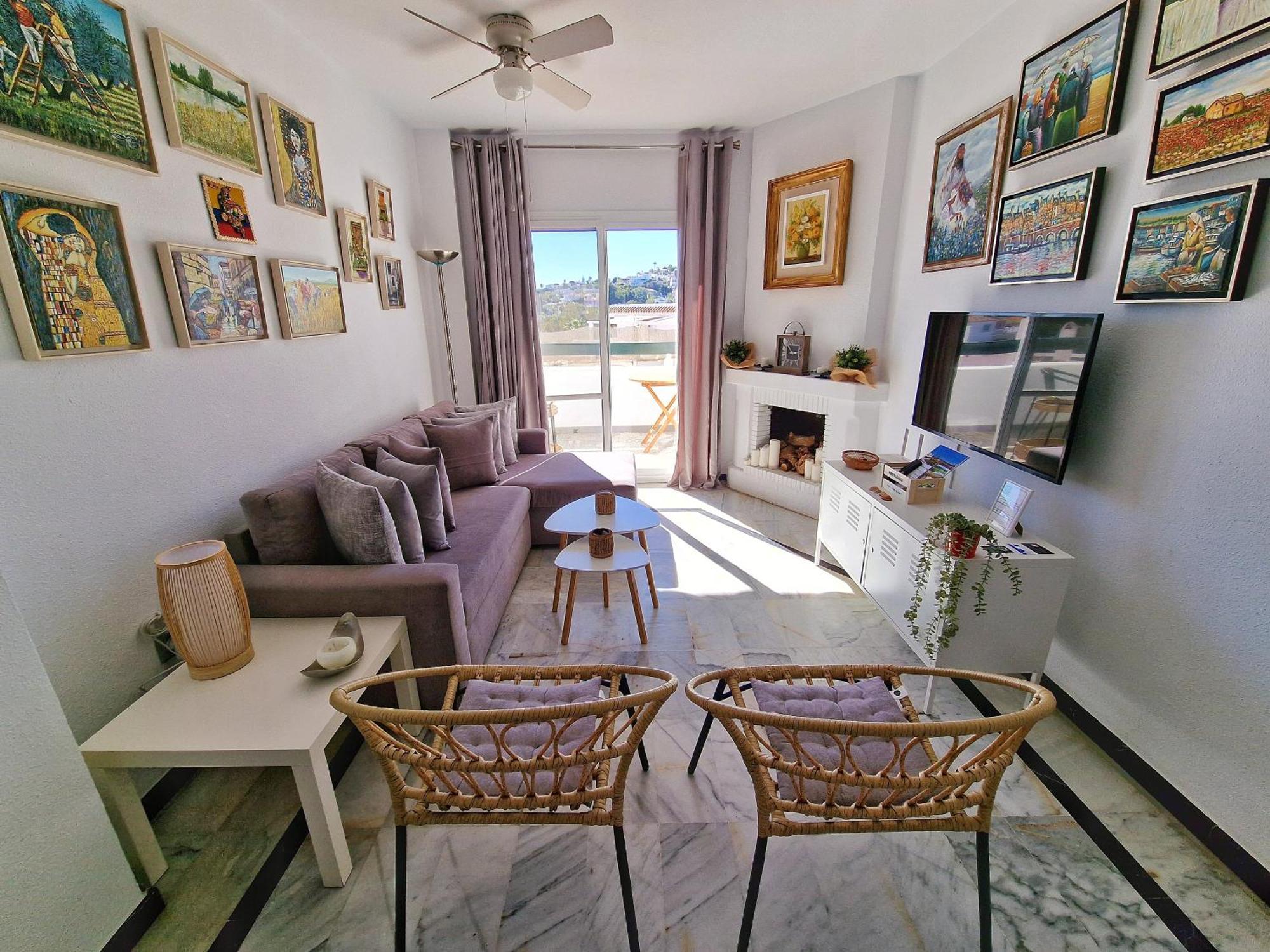 Hermoso Piso En La Cala De Mijas Con Vistas Al Mar المظهر الخارجي الصورة